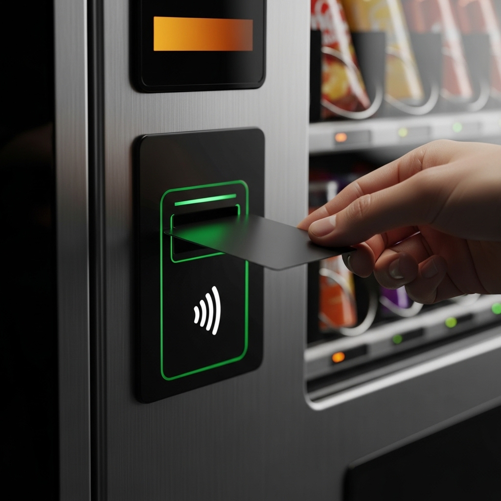 Personel kart ile otomat kullanım örneği